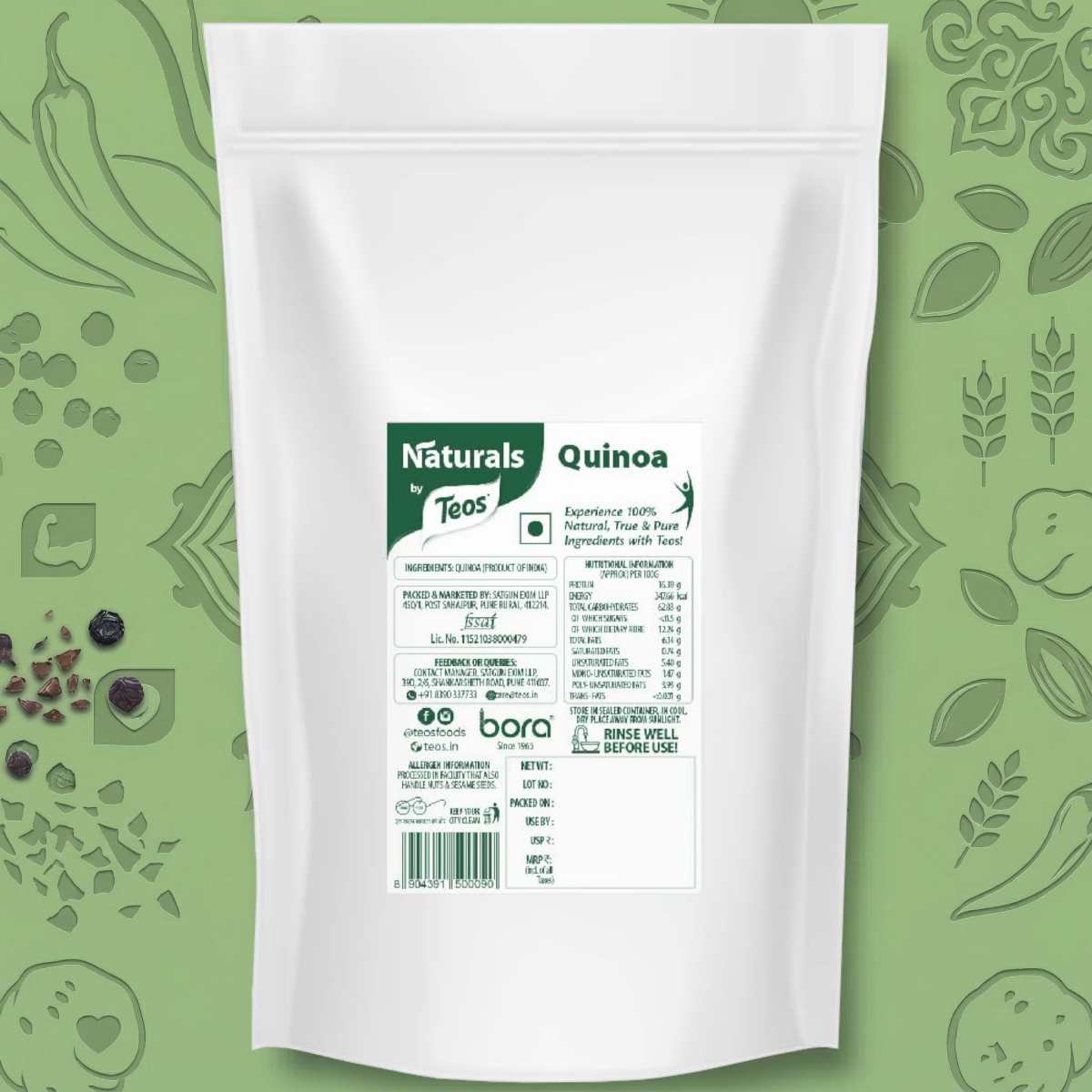 White Quinoa | Complete Protein with All 9 Amino Acids | 450g - Image 2