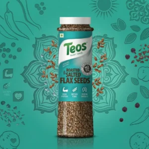 Roasted and Salted Flax Seed | Omega-3 & Fibre for Gut & Heart Health