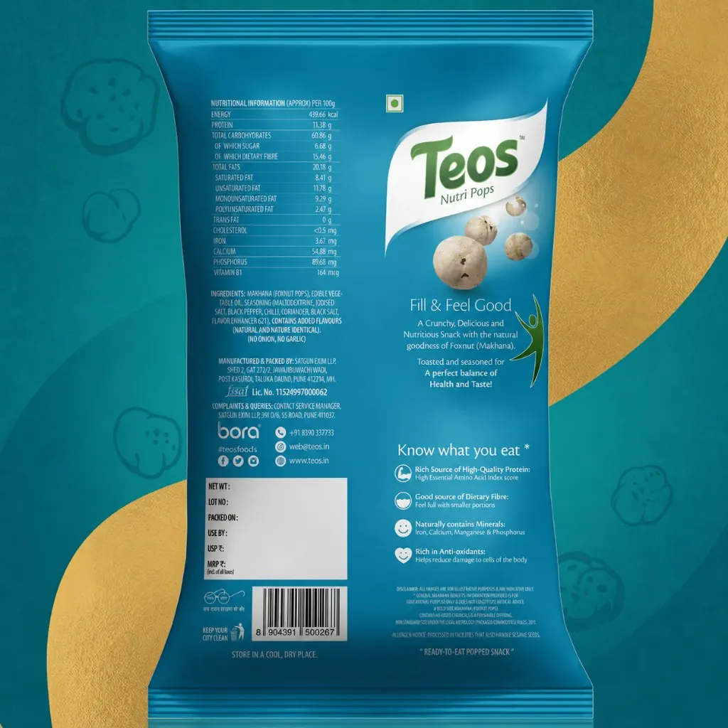 Salt and Pepper Flavored Makhana